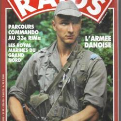 Raids 91 patrol troop royal marines, parcours commando 33e rima, arm&eacute;e danoise, mozambique ann&eacute;e 0