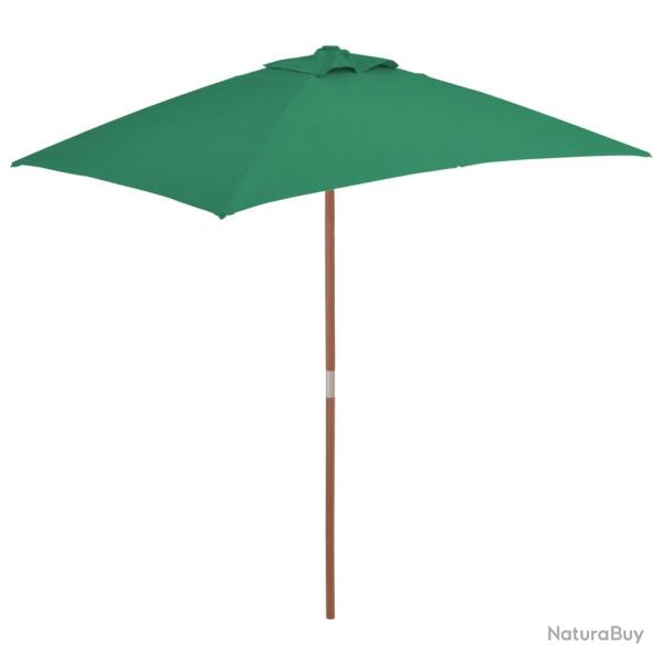 Parasol avec m�t en bois 150 x 200 cm vert 02_0008113