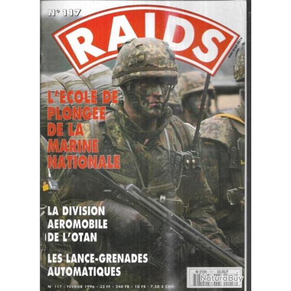 Raids 117 cole de plonge marine nationale, lance grenades automatiques, 12e ra lance-roquettes