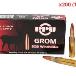 MUNITIONS PARTIZAN CALIBRE 308 Win GROM 170gr - 11g x200 