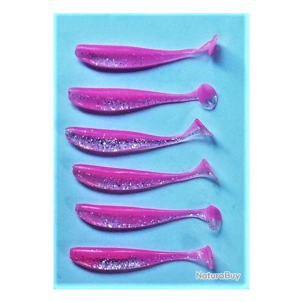 Leurres souples LSS-R - longueur 7 cm -- lot de  6 pi�ces -