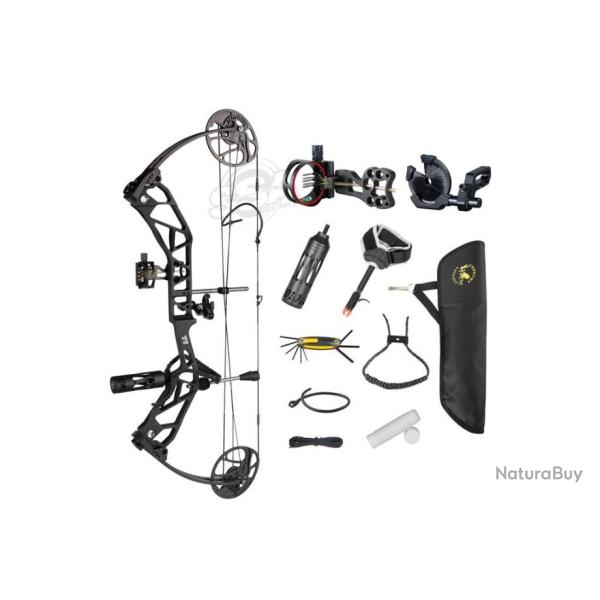 PACK COMPOUND T1 ANODISE NOIR - GAUCHER