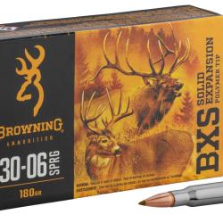 Munition grande chasse Browning cal. 30-06 Springfield BXS 180 gr - grande chasse
