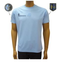 Tee shirt Gendarmerie Cooldry Bleu Bleu ciel