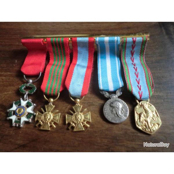 barette medaille de 5 reductions