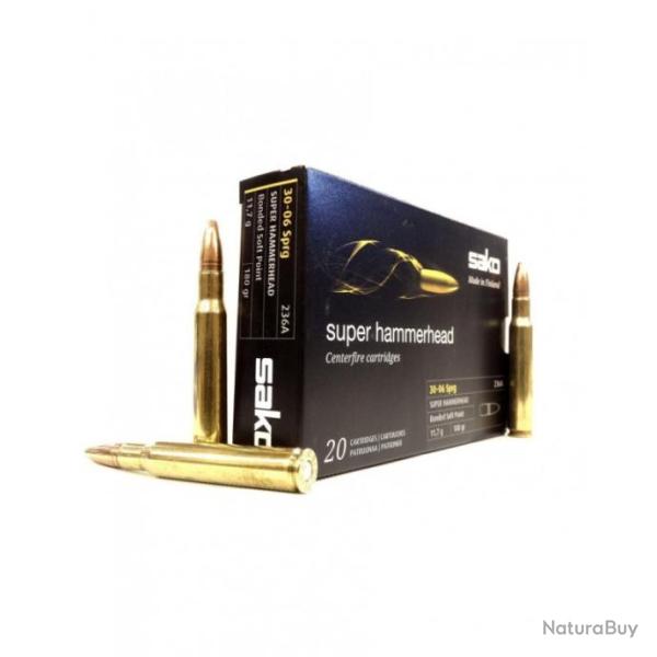 CART SAKO 30-06SPRG HAMMERHEAD SP 11.7G 180GR