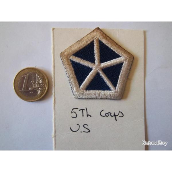 �cusson militaire 5th Corps US insigne tissu collection