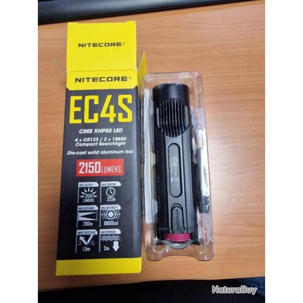 Reconditionn� - Pack lampe torche Nitecore EC4S - 2 150 Lumens