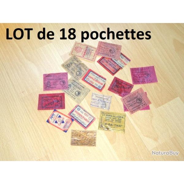 LOT de 18 pochettes hame�ons INFAILLIBLE REDOUTABLE MELHOR LE LION ....- VENDU PAR JEPERCUTE (D23F5)