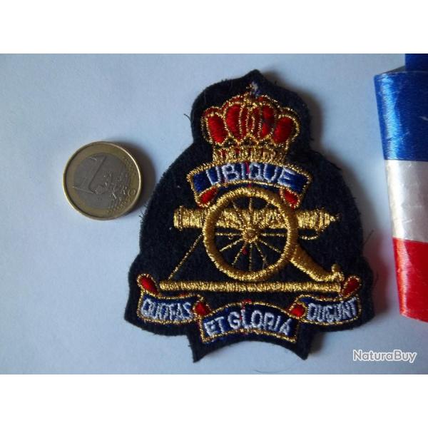 �cusson insigne de b�ret officier Britanique Royal Artillerie
