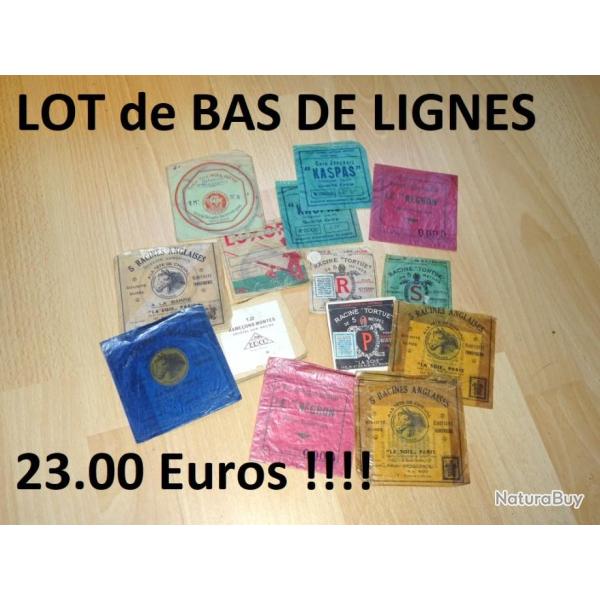LOT de 10 pochettes BAS DE LIGNE KASPAS NEGRON TORTUE EDCO LA SOIE - VENDU PAR JEPERCUTE (D23F4)