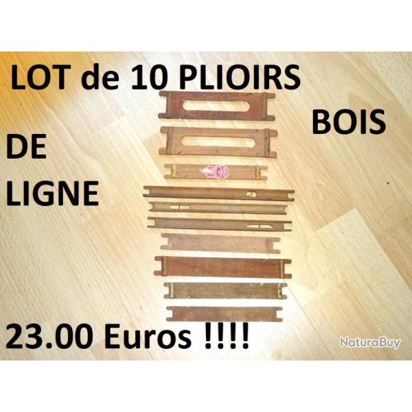 LOT de 10 plioirs pour ligne de p�che - VENDU PAR JEPERCUTE (D23F3)