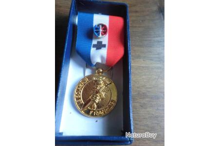 Medaille le souvenir francais / vermeil drago paris - Médailles