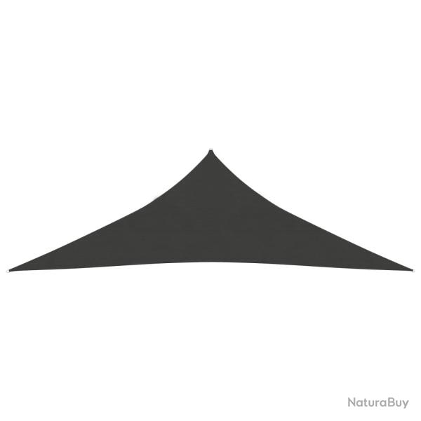 Voile toile d'ombrage parasol 160 g/m� anthracite 3,5 x 3,5 x 4,9 m PEHD 02_0008914