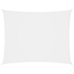 Voile toile d'ombrage parasol tissu oxford rectangulaire 2 x 3 m blanc 02_0009595