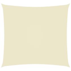 Voile toile d'ombrage parasol tissu oxford rectangulaire 2 x 2,5 m cr&egrave;me 02_0009590