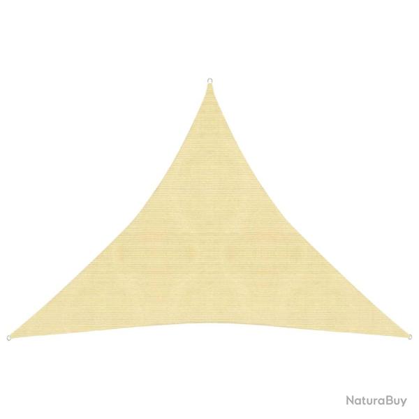 Voile toile d'ombrage parasol 160 g/m� 4 x 4 x 4 m PEHD beige 02_0008980