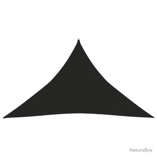 Voile toile d'ombrage parasol 160 g/m� 4 x 4 x 5,8 m PEHD noir 02_0009212