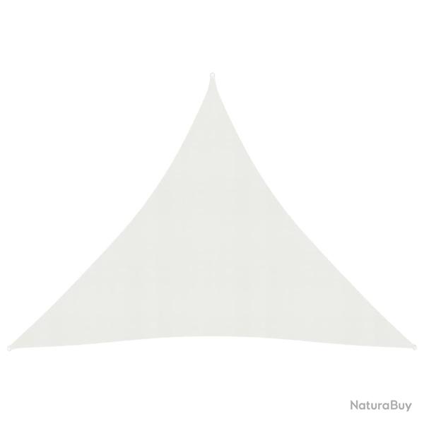 Voile toile d'ombrage parasol 160 g/m 4 x 4 x 4 m PEHD blanc 02_0009028