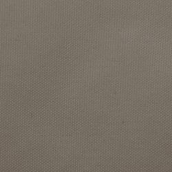 Voile d'ombrage parasol tissu oxford triangulaire 5 x 7 x 7 m taupe 02_0009941