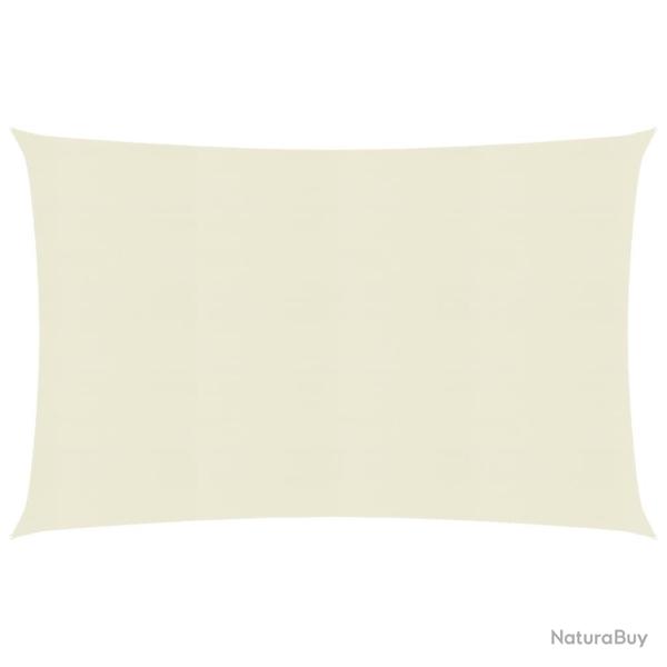 Voile toile d'ombrage parasol 160 g/m� 3 x 6 m PEHD cr�me 02_0009088