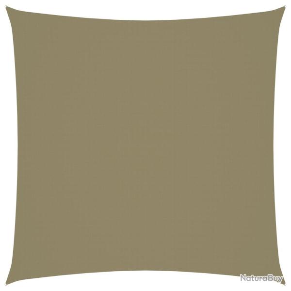 Voile d'ombrage parasol tissu oxford carr� 2,5 x 2,5 m beige 02_0009458