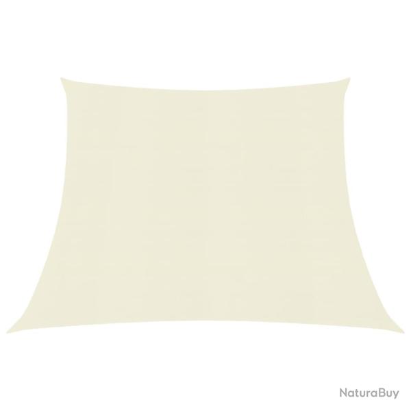 Voile toile d'ombrage parasol160 g/m crme 4/5 x 3 m PEHD 02_0009091