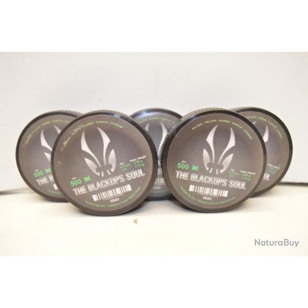 5 boites de plombs black ops soul plat