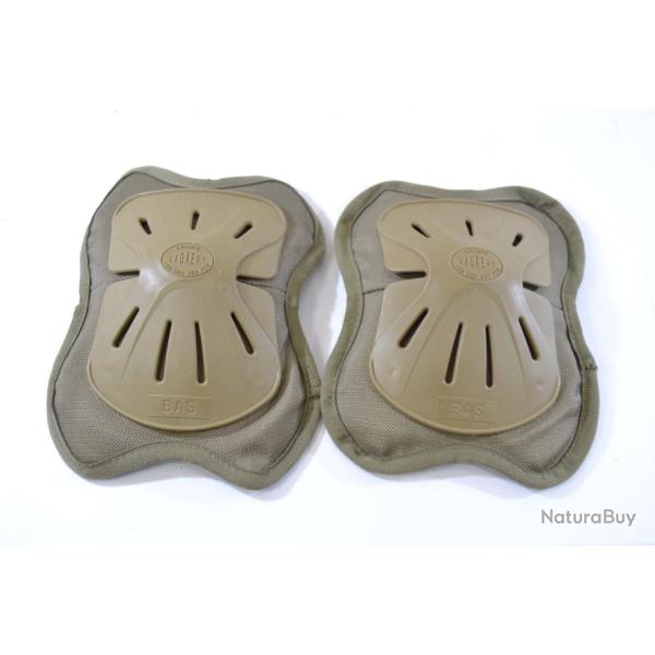 Paire genouillre pour pantalon flin Arme Franaise. Sagaert genoullire protection genoux surplus