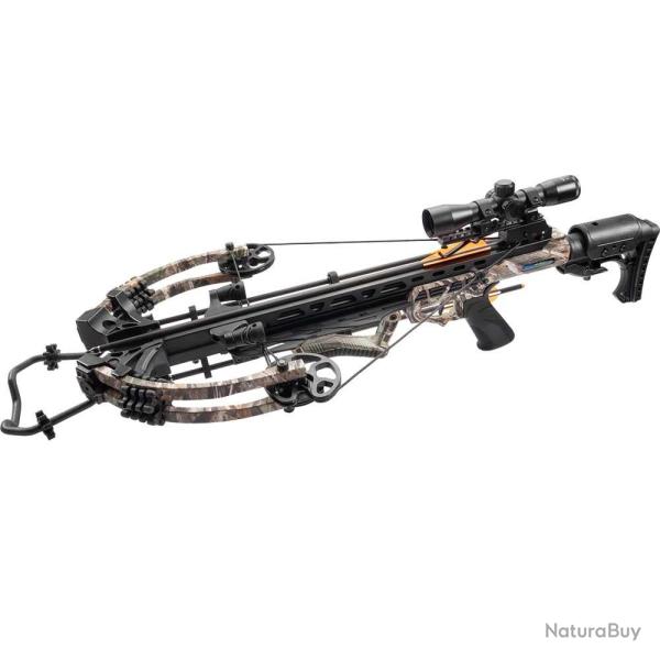Arbalte  poulies XB58 Kraken 200 lbs 405 FPS + Lunette de vise 4x32 + carquois Camouflage