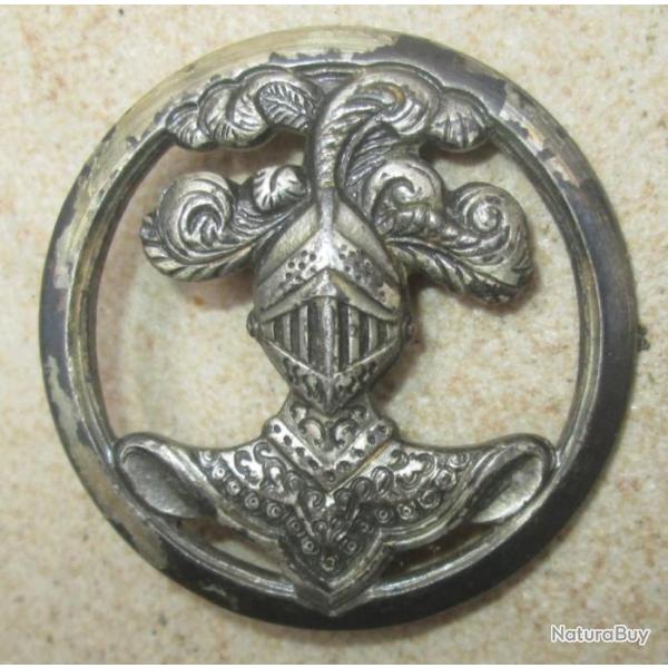 Insigne de b�ret, ARME BLINDEE, dos matric�,A.B Paris