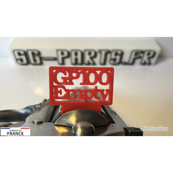 Drapeau t�moin chambre vide pour revolver Ruger "GP100"