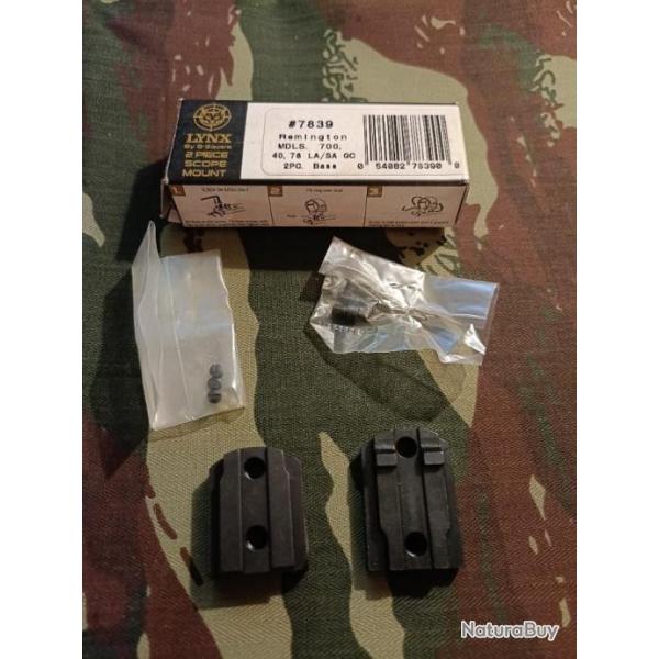 Embases montage lunette pour REM 700