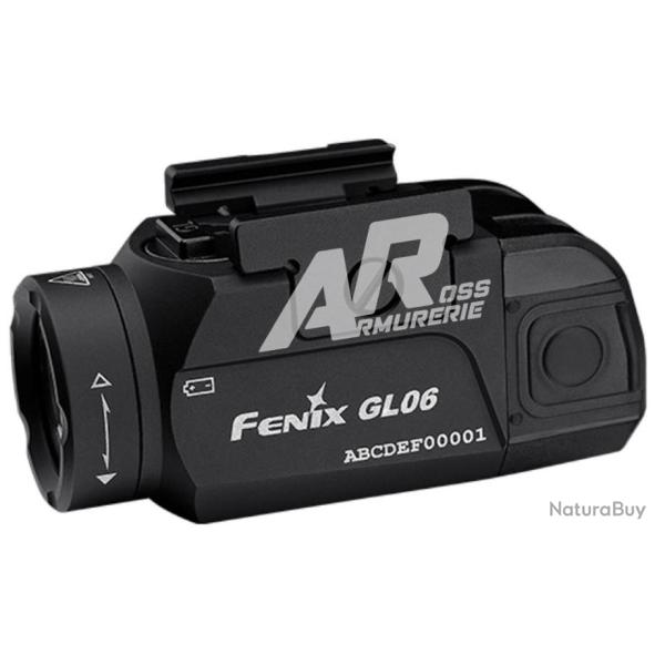 Fenix GL06 - Lampe tactique pour pistolet Puissance maximale de 600 lumens, distance de 140 m�tres