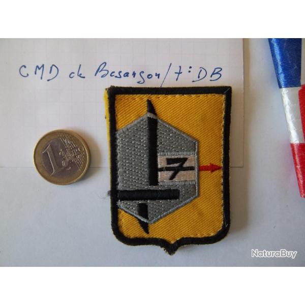 �cusson Circonscription Militaire de D�fense 7� D.B. ETAT-MAJOR