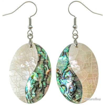 Boucles D'oreilles Nacre Abalone 