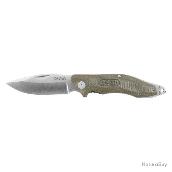 Couteau pliant Walther green nature knife 2
