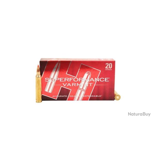 Munitions HORNADY calibre 204 Ruger V-MAX� Superformance 32 gr - 2.07g x20