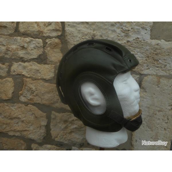 ancien casque de tankiste arme franaise