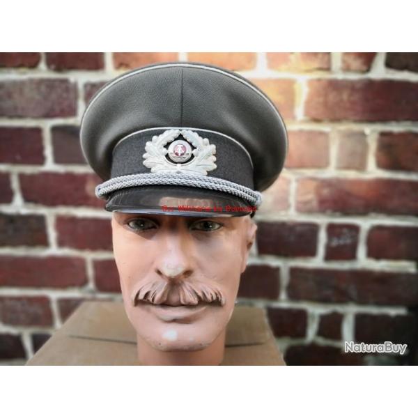 Casquette Officier Est Allemand Tour de tte 54 de 1989