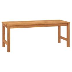 Banc de jardin meuble de patio d'ext&eacute;rieur terrasse 114 x 40 x 45 cm bois de teck solide 02_0011181