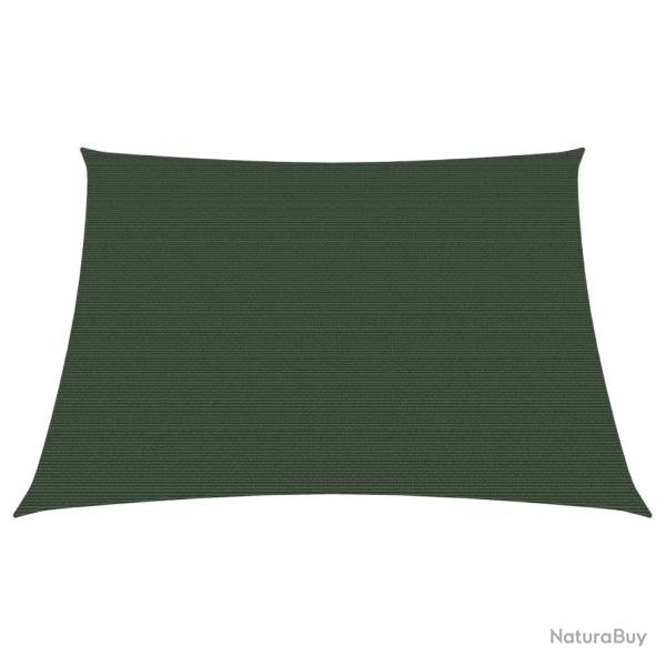 Voile d'ombrage 160 g/m 3/4 x 2 m PEHD vert fonc 02_0009420