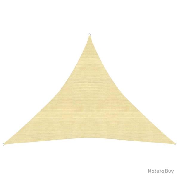 Voile toile d'ombrage parasol 160 g/m 4,5 x 4,5 x 4,5 m PEHD marron 02_0009162