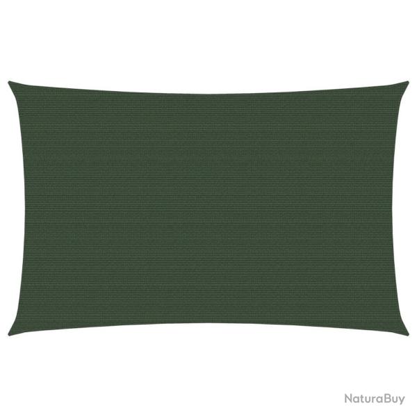 Voile toile d'ombrage parasol 160 g/m� PEHD 2 x 4 m vert fonc� 02_0009412