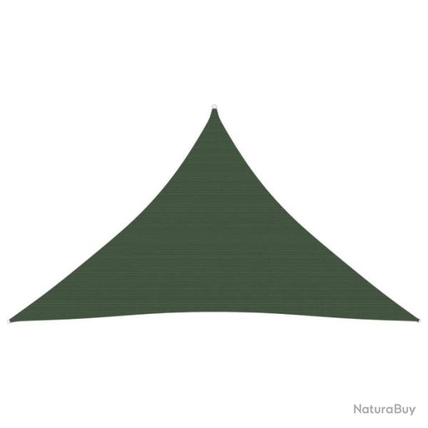 Voile d'ombrage 160 g/m 4 x 4 x 5,8 m PEHD vert fonc 02_0009433