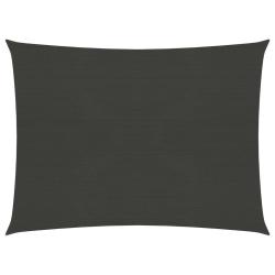 Voile toile d'ombrage parasol 160 g/m&sup2; PEHD 2 x 2,5 m anthracite 02_0008910