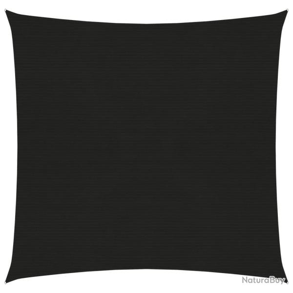 Voile toile d'ombrage parasol 160 g/m PEHD 3,6 x 3,6 m noir 02_0009196