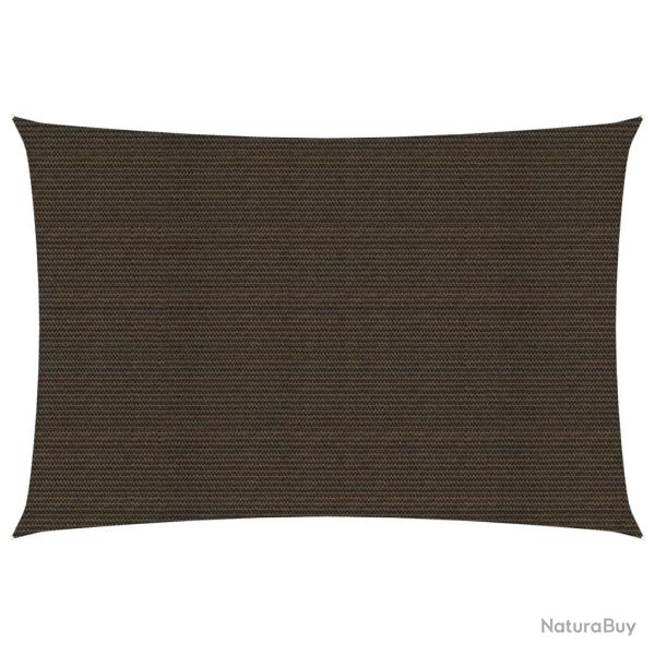 Voile toile d'ombrage parasol 160 g/m� marron 2 x 4 m pehd 02_0009142
