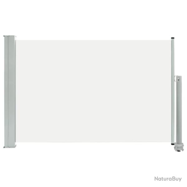 Auvent latral rtractable de patio 60 x 300 cm crme 02_0007389