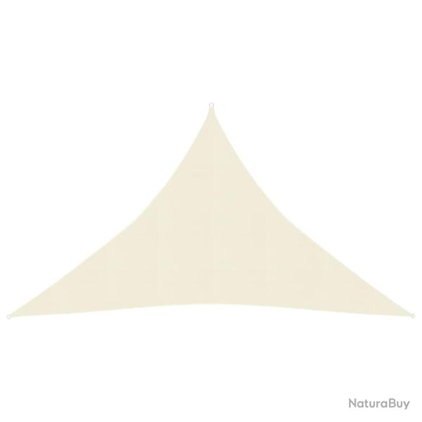 Voile d'ombrage 160 g/m 2,5 x 2,5 x 3,5 m PEHD crme 02_0009064